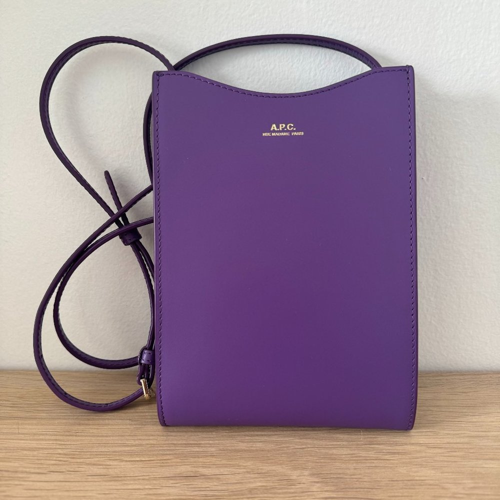 A.P.C. Purple Jamie Crossbody Pouch